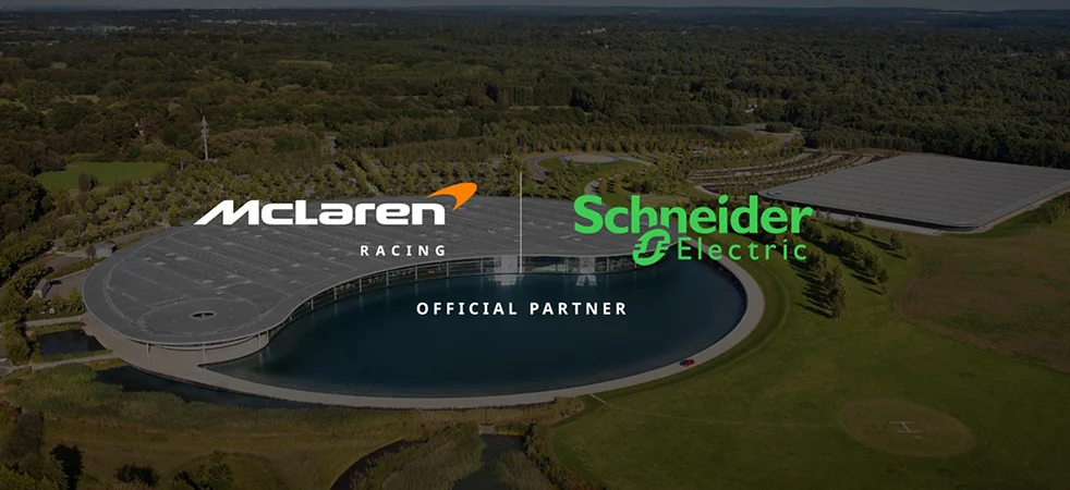 Schneider Electric to become the Official Energy Technology Partner of McLaren Racing